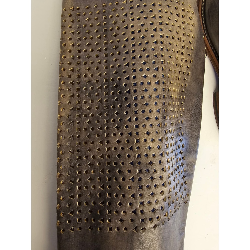 BED STU Cambridge Soft Leather Tall BOOTS Distressed Charcoal Steampunk … - Picture 10 of 11